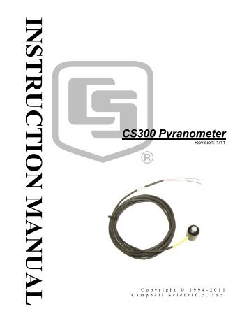 CS300 Pyranometer - Campbell Scientific