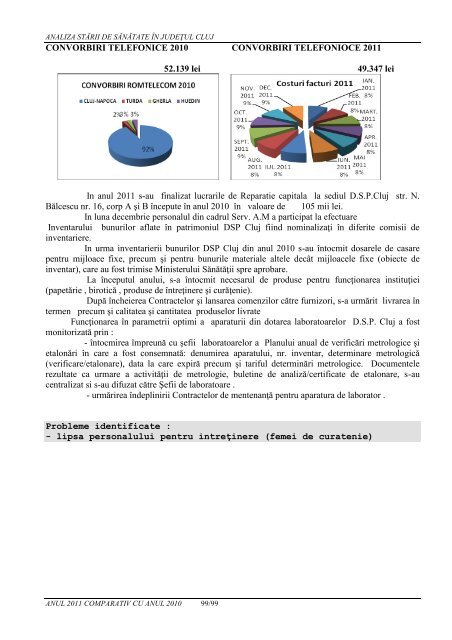 C U P R I N S - Directia de Sanatate Publica a Judetului Cluj