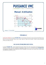 puissance vmc - caladair