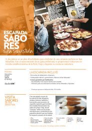 Escapada gastronÃ³mica: San SebastiÃ¡n Sabores