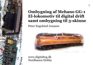 Mehano Pennsylvania GG-1 digital - Digital tog og digital ...