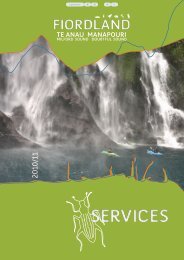 Fiordland Services - Southern Lakes