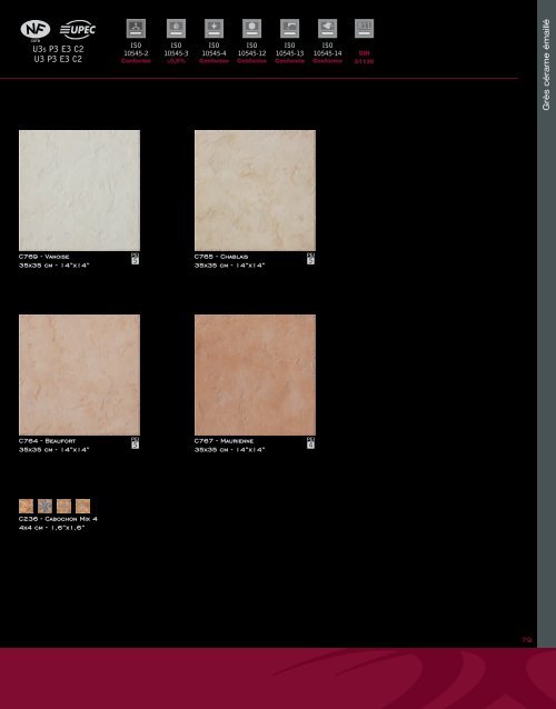 grÃ¨s cÃ©rame Ã©maillÃ©, glazed porcelain tiles, glasierte ... - Novoceram