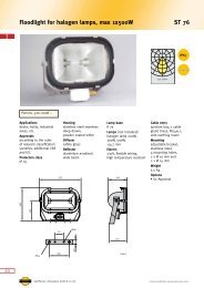 1 ST 76 Floodlight for halogen lamps, max 1x500W - LightPartner