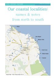 Our Coastal Localities: names and notes from north to south