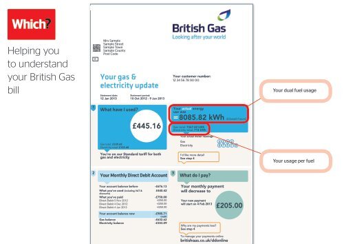 Helping you to understand your British Gas bill - Which.co.uk