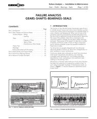 failure analysis gears-shafts-bearings-seals - Richards Co.