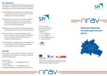 Info-Flyer zum Projekt NRAV Berlin - Netzwerk Regionale ...