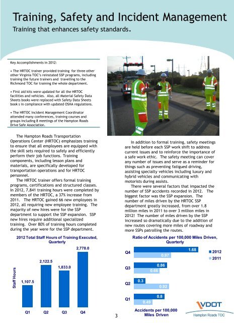 2012 Annual Report - Virginia Department of Transportation