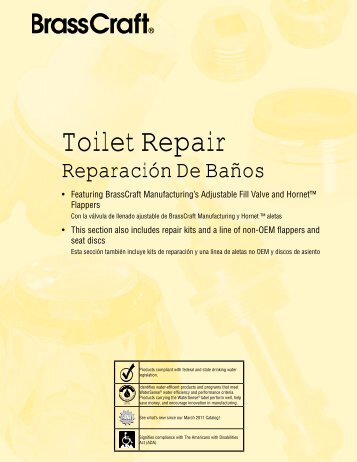 Toilet Repair - BrassCraft