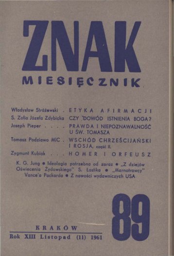 listopad 1961 roku - Znak