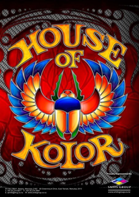 Download the 2009 House of Kolor 16 page brochure ... - Smits Group