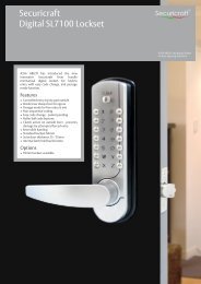 Securicraft Digital SL7100 Lockset - Mpc.assaabloy.com - Assa Abloy