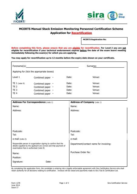 PAM-CDE-RECERT Trainingsunterlagen