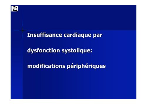 Physiopathologie de l'insuffisance cardiaque