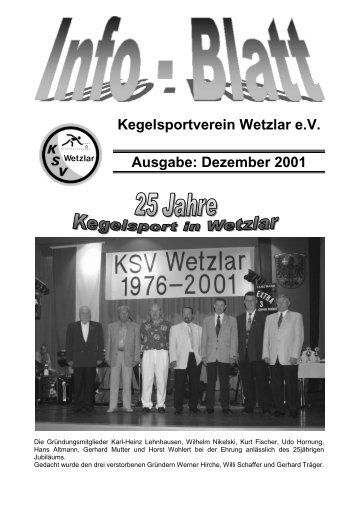 Dezember 2001 - KSV Wetzlar