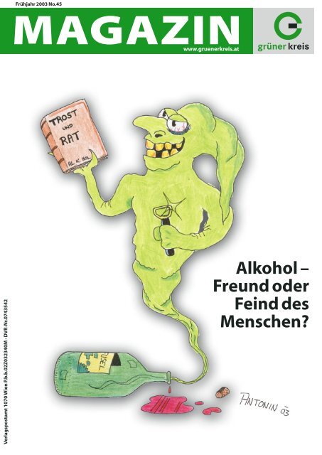 Alkohol – Freund oder Feind des Menschen? - Grüner Kreis