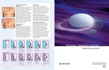 SpectrumÂ® Mammary Implants - Mentor