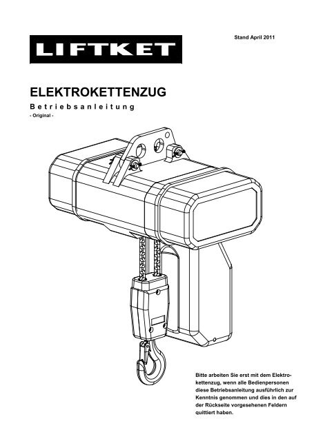 ELEKTROKETTENZUG - liftket.de