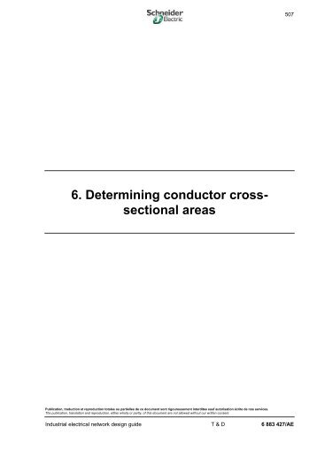 6. Determining conductor cross- sectional areas