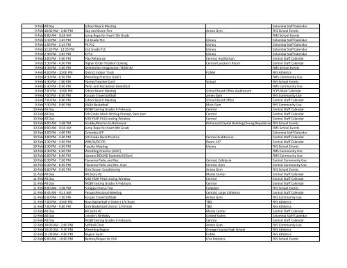 02.11.2011 Regular School Board Meeting - Fluvanna County ...