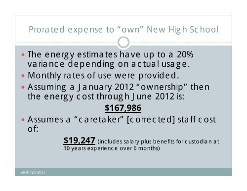 02.11.2011 Regular School Board Meeting - Fluvanna County ...