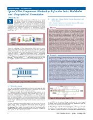 Optical Fiber Components Obtained by Refraction Index ... - IEEE