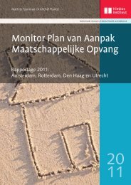Monitor Plan van Aanpak Maatschappelijke Opvang - Rijksoverheid.nl