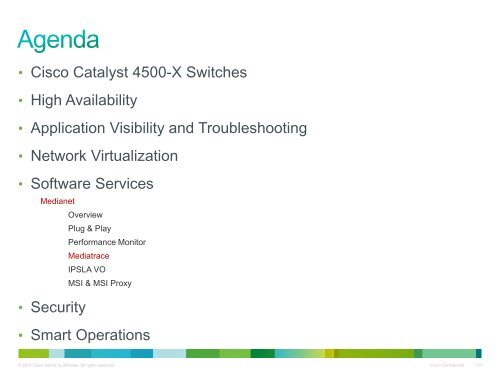 Catalyst 4500-X Fixed 10 GE Aggregation Switch