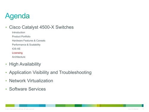 Catalyst 4500-X Fixed 10 GE Aggregation Switch