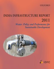 INDIA INFRASTRUCTURE REPORT - IDFC