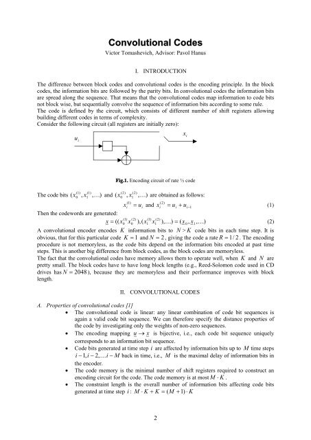 Convolutional Codes