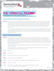 THE ADDERALL DILEMMA - College of Pharmacy - The Ohio State ...