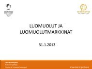 LUOMUOLUT JA LUOMUOLUTMARKKINAT