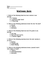 Wellness_Quiz - Kirkwood School District