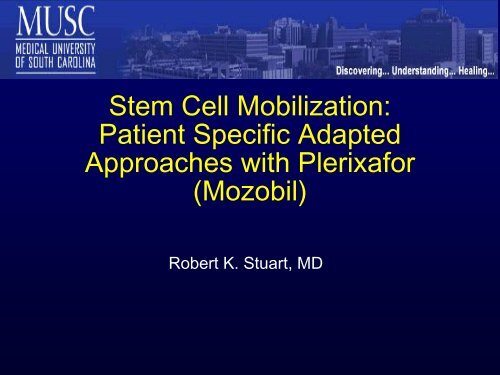 Stem Cell Mobilization - CBMTG