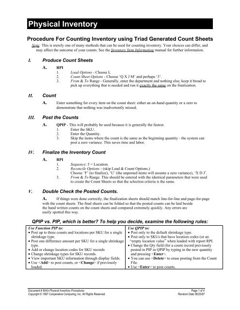 physical-inventory-procedure