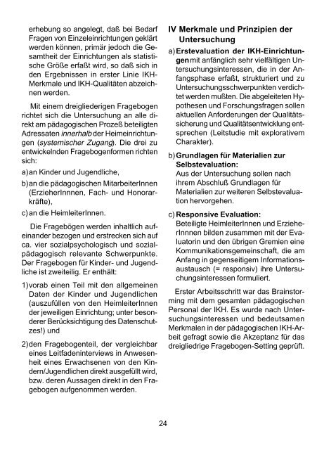 Info 12 - Interessengemeinschaft Kleine Heime & Jugendhilfeprojekte