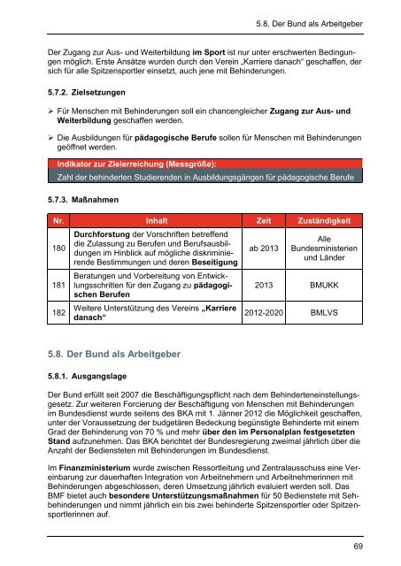 nationaler aktionsplan behinderung - Bundesministerium fÃ¼r Arbeit ...