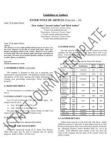 to download journal Template - ICTACT.IN