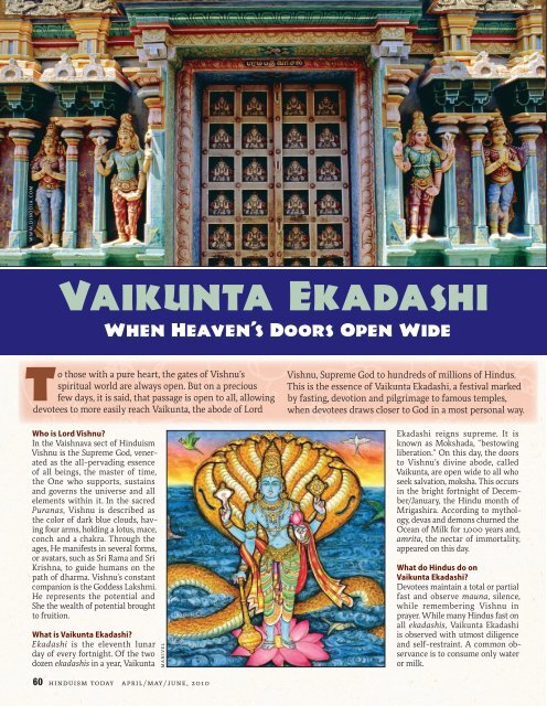 Download PDF: Two-Page, Full-Color Magazine Spread - Hinduism ...