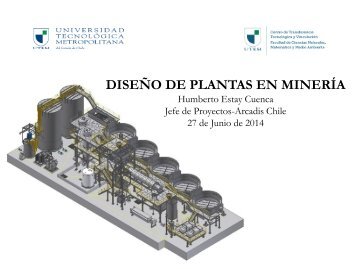 DISEÑO DE PLANTAS EN MINERÍA