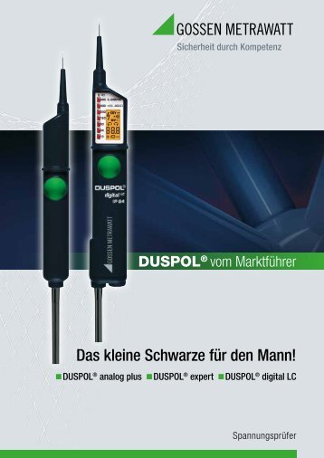 Das kleine Schwarze für den Mann! - Gossen-Metrawatt