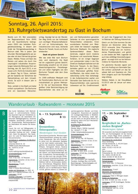 Jahresprogramm 2015