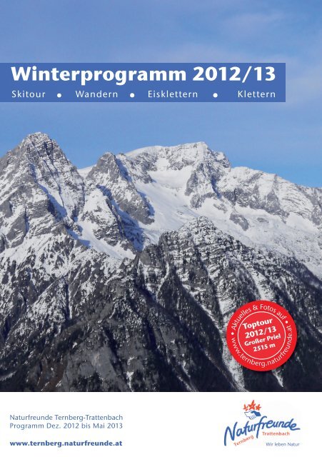 Winterprogramm 2012/13 - Ternberg-Trattenbach - Naturfreunde