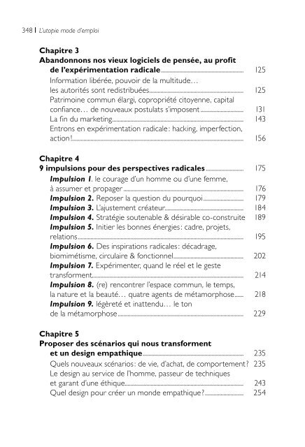 L’UTOPIE MODE D’EMPLOI