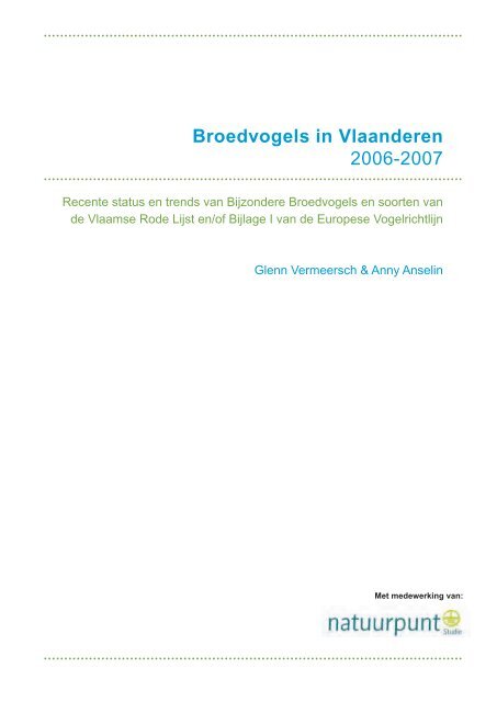 Broedvogels in Vlaanderen 2006-2007 - Instituut voor Natuur- en ...