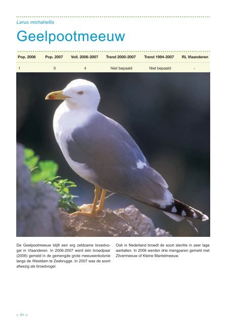 Broedvogels in Vlaanderen 2006-2007 - Instituut voor Natuur- en ...