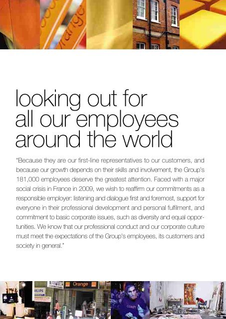 corporate social responsibility complete report France ... - Orange