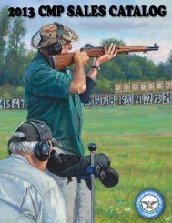 CMP SALES CATALOG - Civilian Marksmanship Program